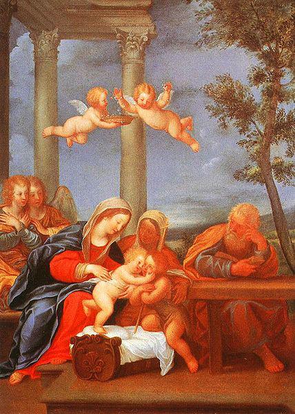 Francesco Albani The Holy Family Germany oil painting art